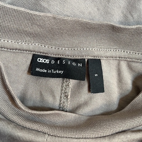 ASOS Design Cold Shoulder Oversized Shirt - Picture 7 of 9